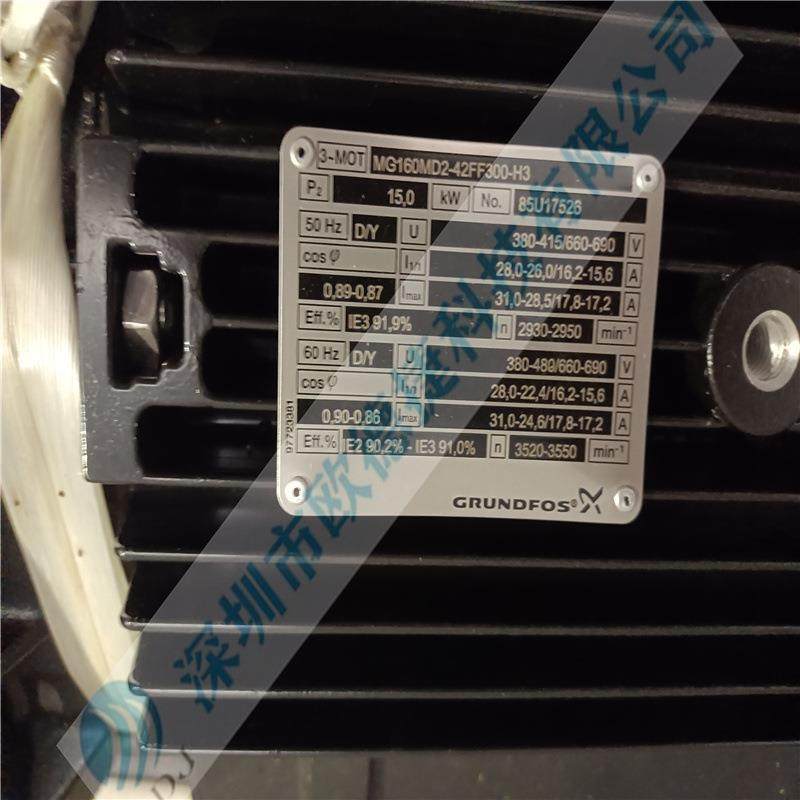 德国GRUNDFOS格兰富电机（单电机无泵）MG160MD2-42FF300-H3