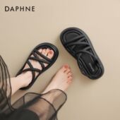 女2026新款 夏季 厚底罗马鞋 达芙妮巨好看凉鞋 软底不累脚外穿凉拖鞋