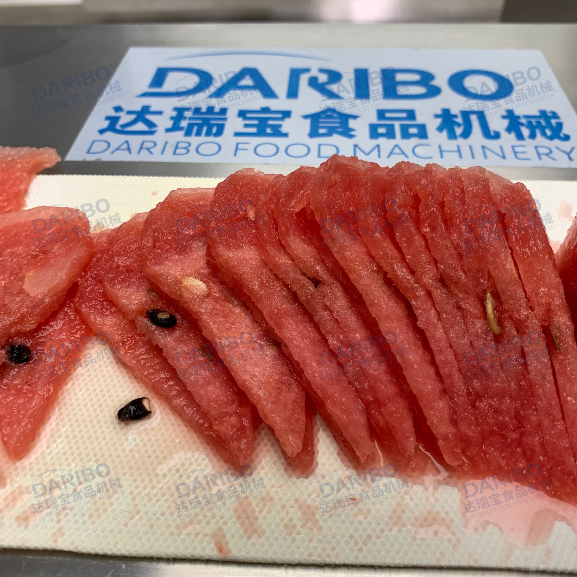 lDRB-120哈密瓜西瓜切片设备 菠萝切片机切块机 搭配凤梨去皮机