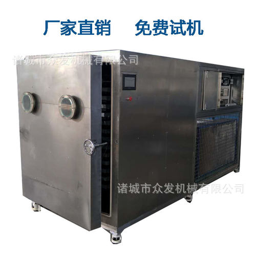 鱿鱼丝真空冻干机板栗冻干设备白菜花低温真空干燥机器众发机械