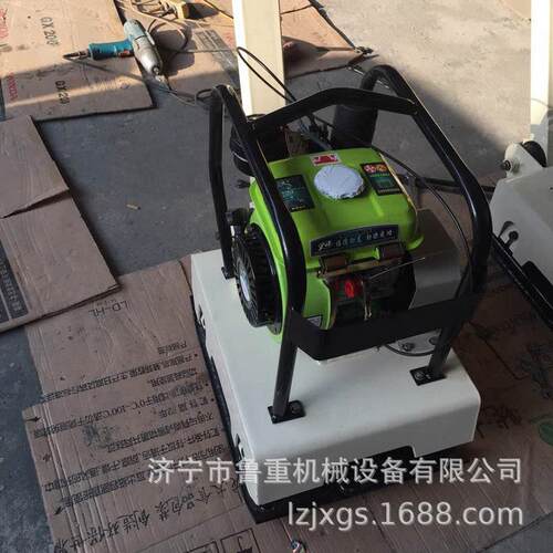 山东生产HZD200型电动平板夯振动夯路面机械