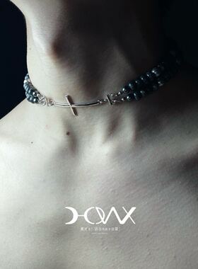 HOWX好诶 · 原创设计/Unruly系列 · 天然石十字架全新choker