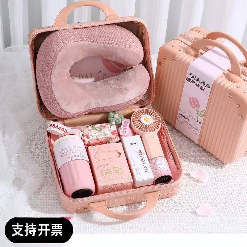 高档伴手礼女伴娘结婚送闺蜜生日小众实用姐妹团高级感行李箱礼物