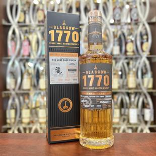 格拉斯哥1770 单一麦芽威士忌波尔多红酒桶  单桶#976“龙”61.8%