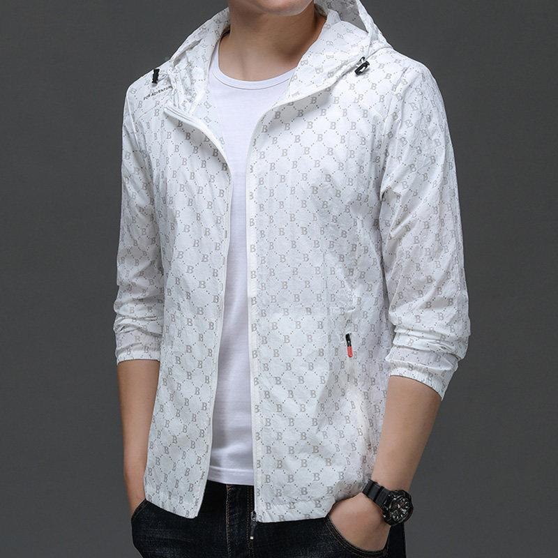 丝防晒衣服PPX男士夏季轻气户外薄透冰连帽夹克休闲高端皮肤衣外