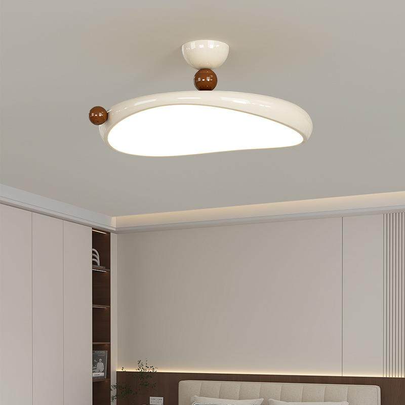 新款高级复古中古风卧室护眼奶豆灯简约现代奶油风超亮书房灯具,家装灯饰光源,智能吊灯,淘宝优惠券,粉丝福利购,淘宝优惠卷