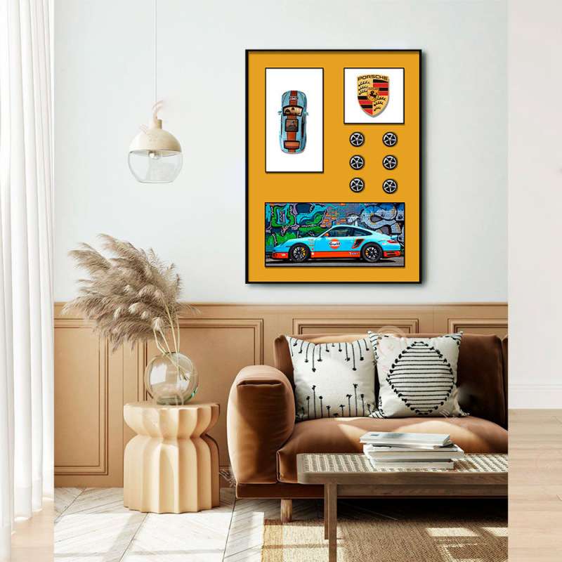 汽车实物立体装饰画 多场景客厅餐厅儿童卧室玄关挂画装饰画