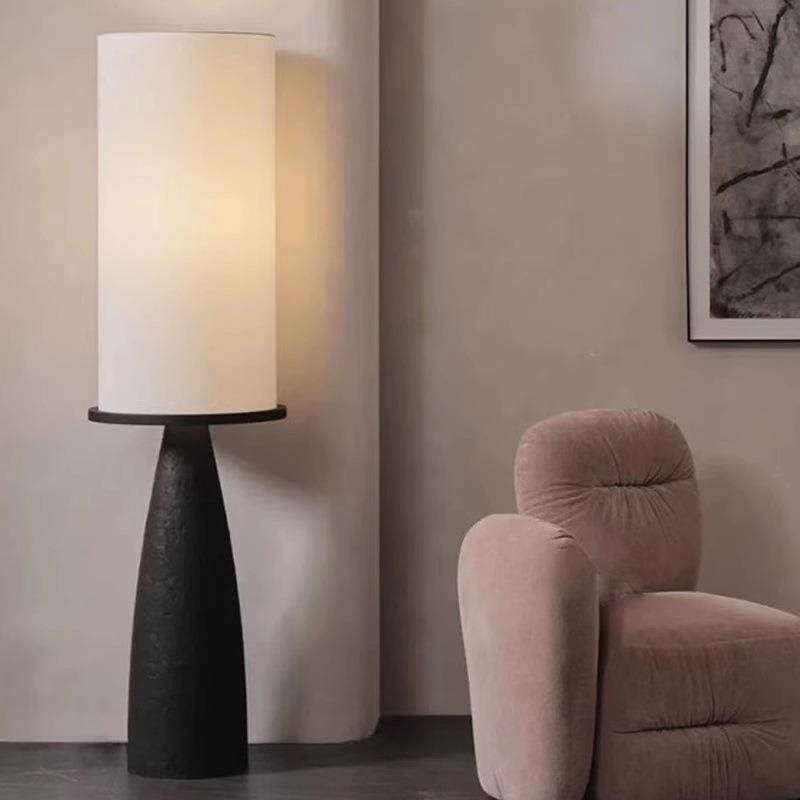 卧室边古风布艺氛围民宿高级调节沙发中别墅酒店灯语音落地灯客厅