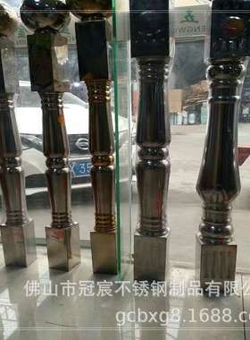 烤漆枯黄色不锈钢竹节管 酒店大堂六米古铜拉丝