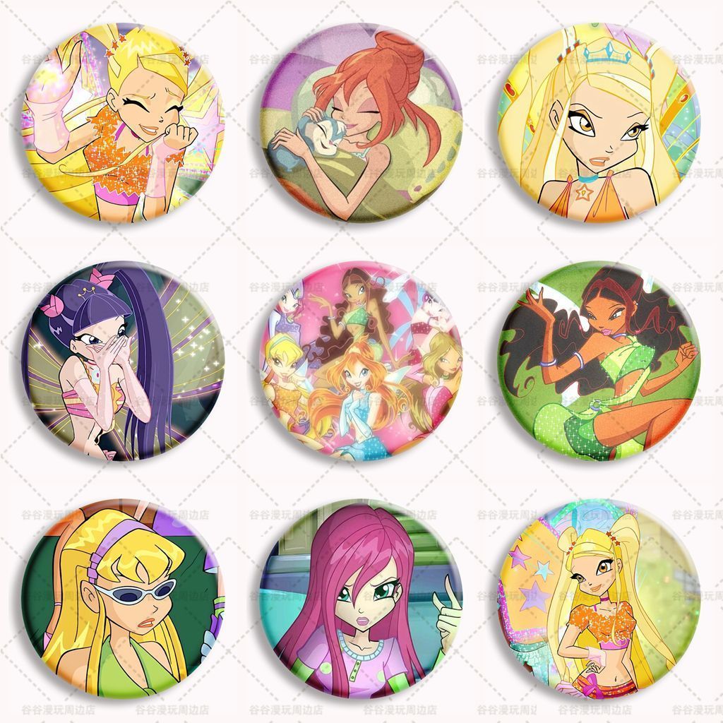 魔法俏佳人周边吧唧winx