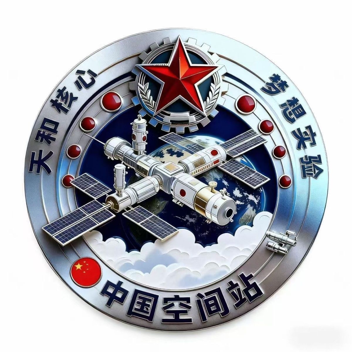祖国万岁新款中国空间站