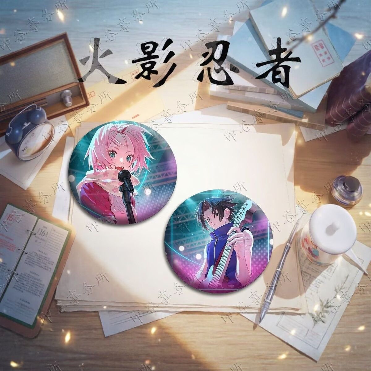 火影忍者同人吧唧,佐助春