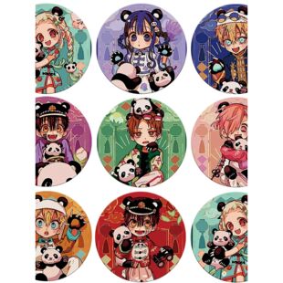 地缚少年花子君周边徽章吧动漫卡通宁宁马口铁日谷底挂件胸针礼物