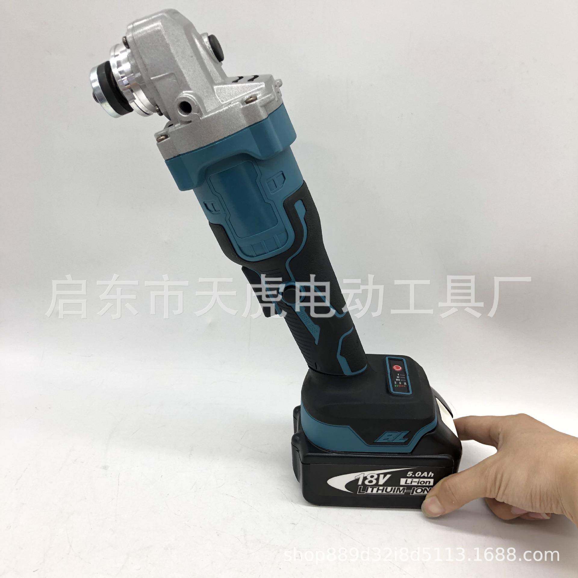 无刷锂电角磨机抛光机大功率切割机打磨机角向磨光机