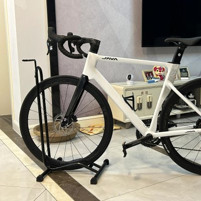 公路车停维修室内L型自行车单车立式展示架空固定架车架支撑架悬
