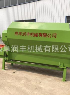 卧式TMR12方拌料机养肉牛饲草草搅拌RKK机单搅龙碎混机牛羊全粉日