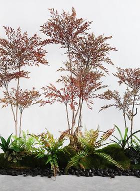 仿真植物南盆天景竹15885盆栽厅家居落地仿生假绿植假树客摆件造