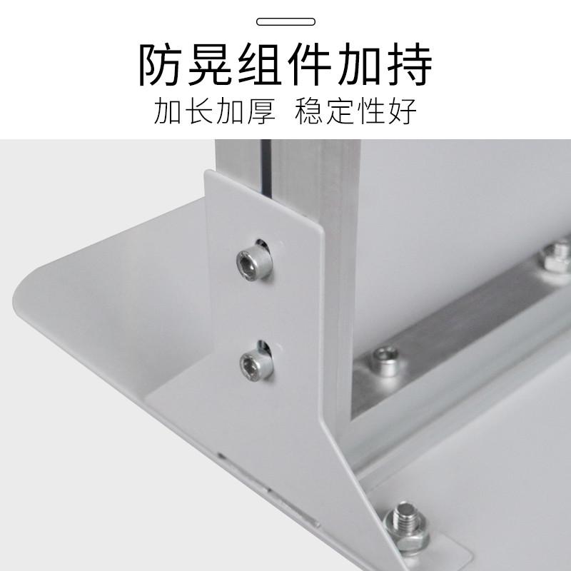 丽屏展示架80x180门型立式铝合金易拉宝广告展架落地式KT板广告