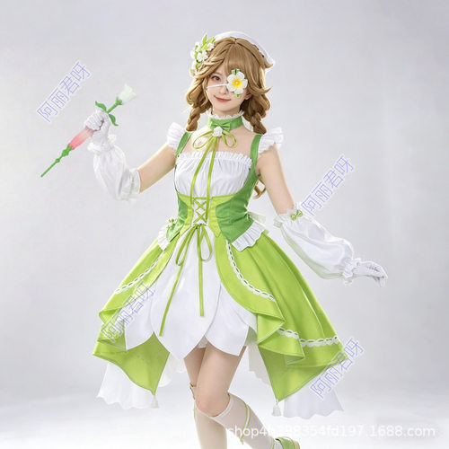 蛋仔派对cos服转校生海瑟春日物语儿童同款连衣裙动漫cosplay服装