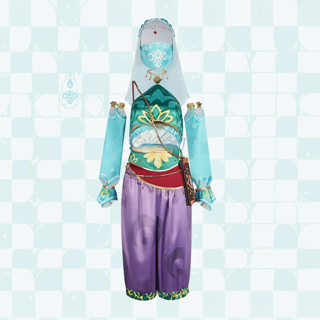 塞尔达传说cos服游戏精灵公主沙漠服公主舞蹈裙cosplay万圣节服装