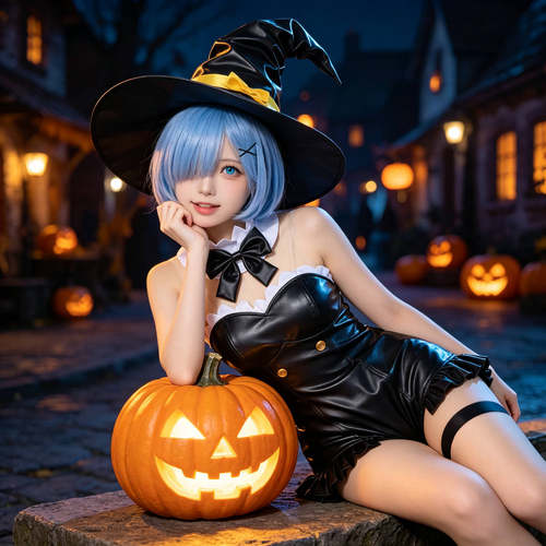 从零开始的异世界生活cos服蕾姆幻夜魔法使二次元cosplay服帽子