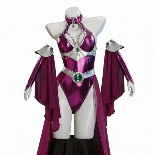 少年泰坦出击罗宾星火cos服装乌鸦少年火星紫色紧身皮衣cosplay