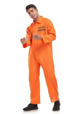 万圣节cosplay囚犯服装角色扮演橙色男女囚犯连体服舞台装扮演出