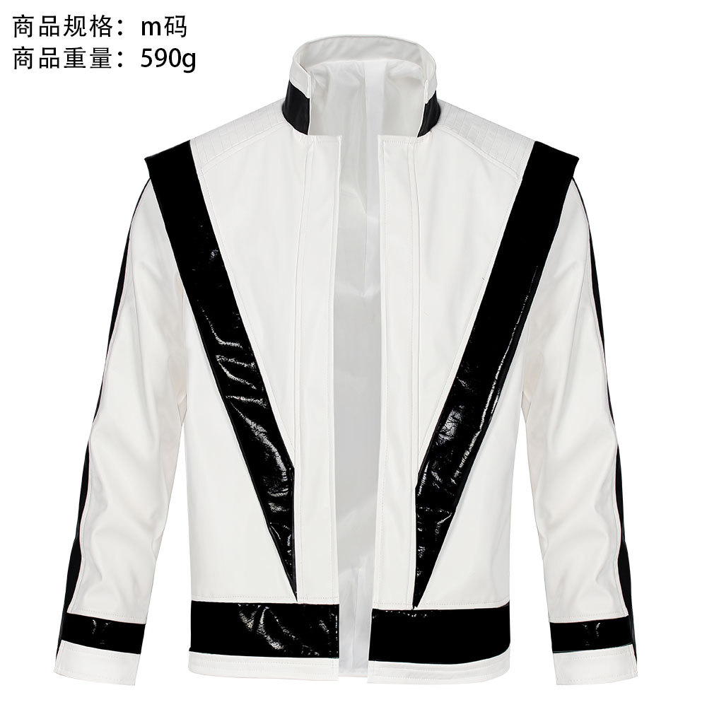 MJ舞台表演服迈克杰克逊cos服MichaelJackson万圣节Thriller外套