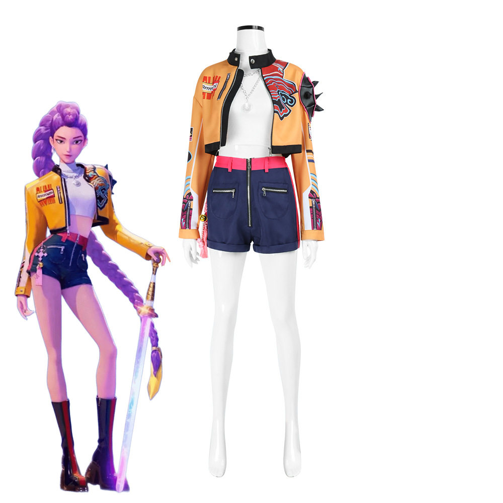 万圣节新款猎魔女团cos服韩流巨星鲁米电影同款cosplay服装现货