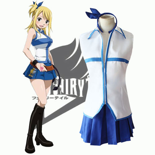 妖精的尾巴露西cos服装动漫cosplay舞台衣服表演Lucy角色扮演制服
