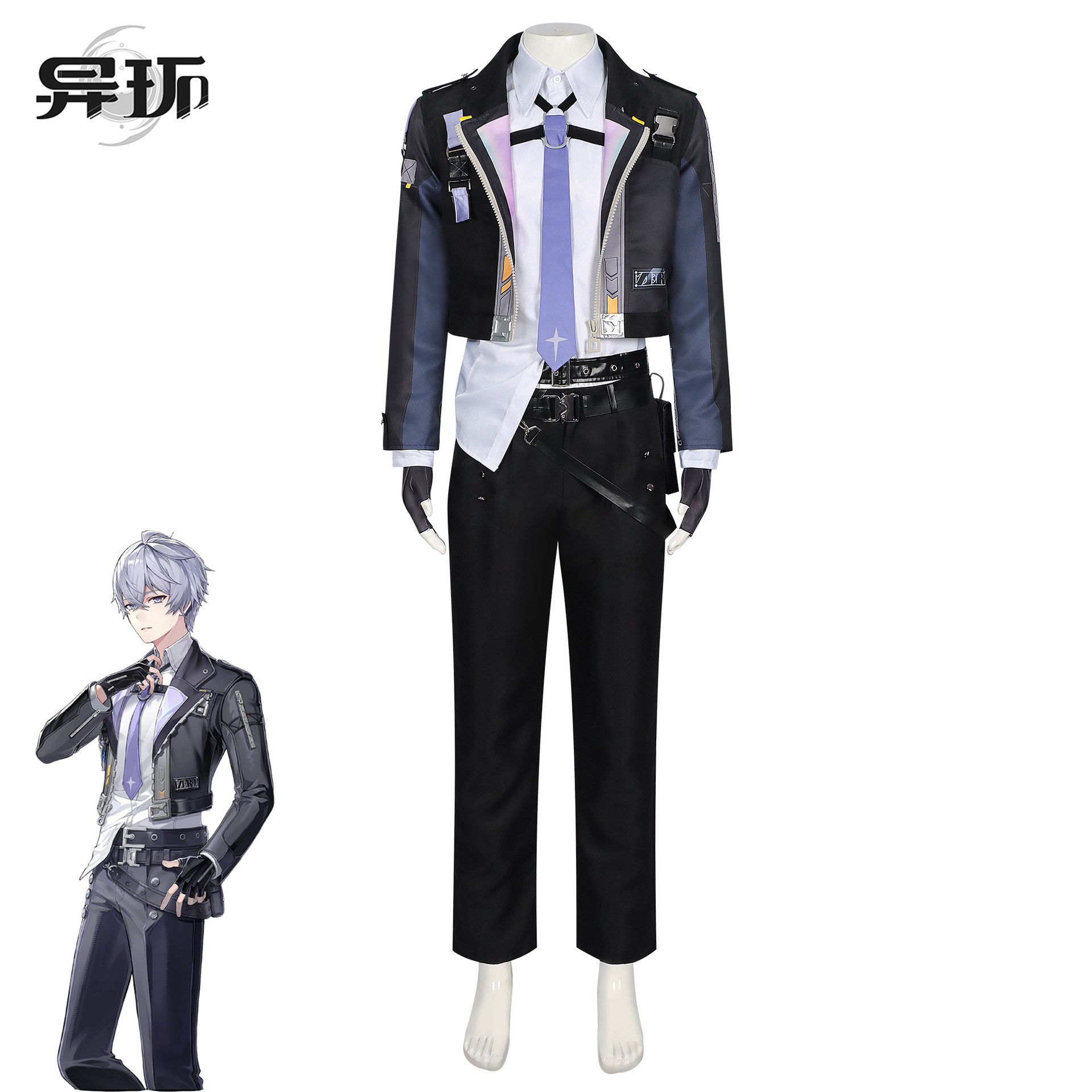 热门游戏C服异环cos服异能者零男二次元cosplay动漫游戏角色扮演图片