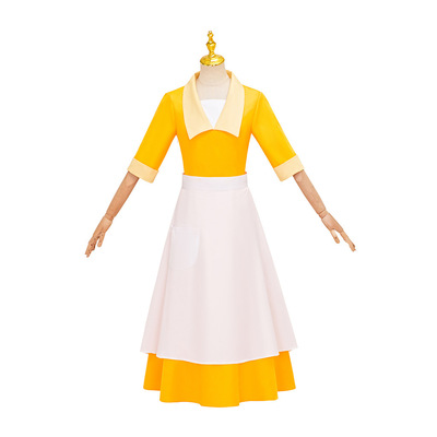 青蛙公主黄色仆人cos服装公主服舞台演出服装cosplay服装