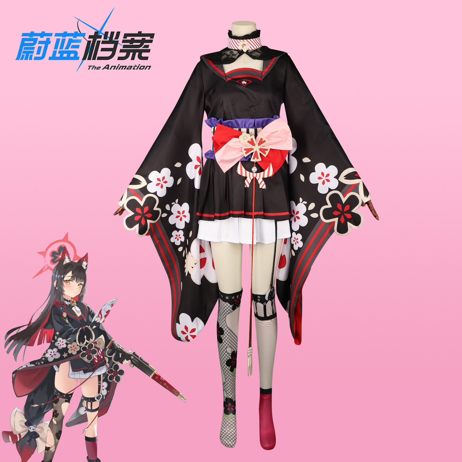 碧蓝档案cos服狐坂若藻同款蔚蓝档案cosplay舞台装扮服动漫漫展服