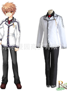 【跨境】动漫Rewrite瑚太朗凤咲夜cos服校服制服cosplay服装