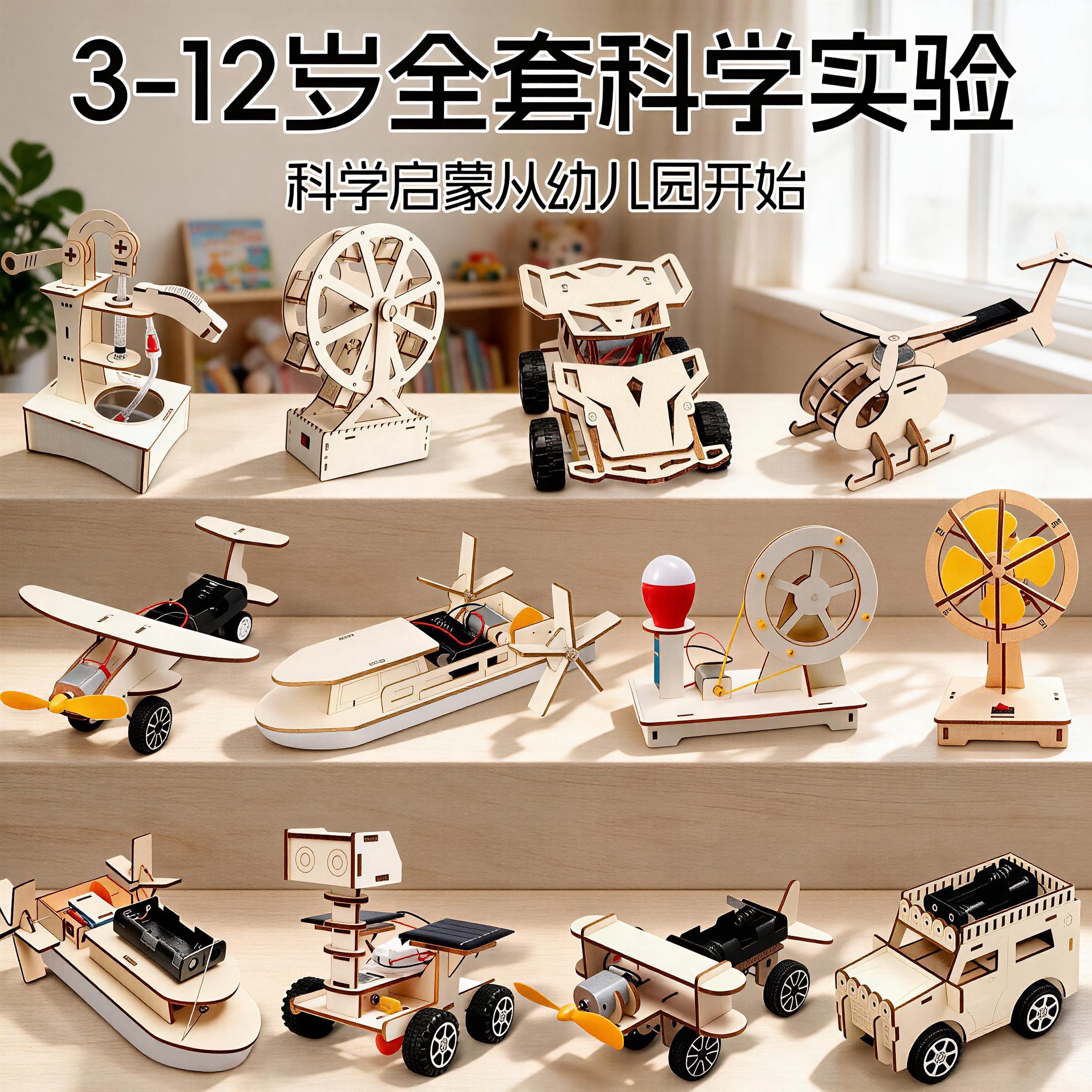 新款科学实验套装DIY儿童手工