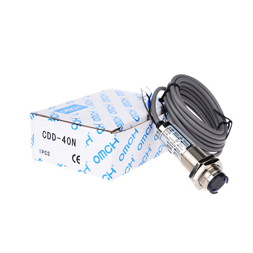 沪工光电开关CDD-40N/P漫反射型10-40厘米直流四线NPN常开6-36V