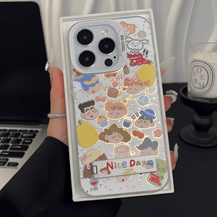 中令小新家族适用13苹果15promax手机壳iphone141211红米k70小米荣耀8090novaP50保护套3040华为pura70mate60