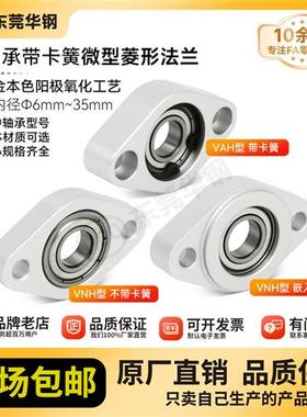 轴承座组件菱形梭形铝合金丝杆光轴固定支撑C-BACNC-BACAC-BACR