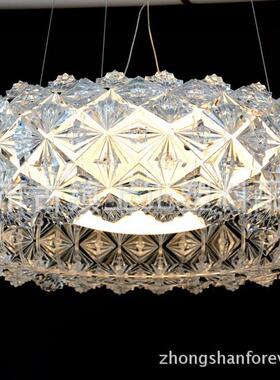 厂家 现代简约离子方片吊灯亚克力灯罩 080L 大号