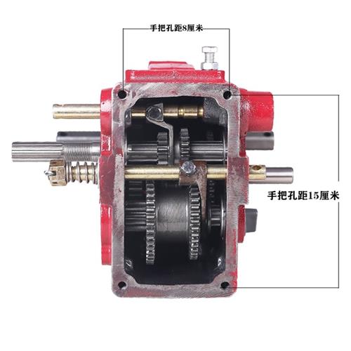 两驱微耕机变速箱总成500/800型链条齿轮箱传动行走箱农机变速箱