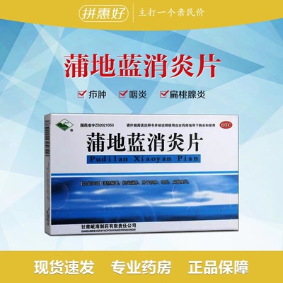 【岷州】蒲地蓝消炎片300mg*24片/盒