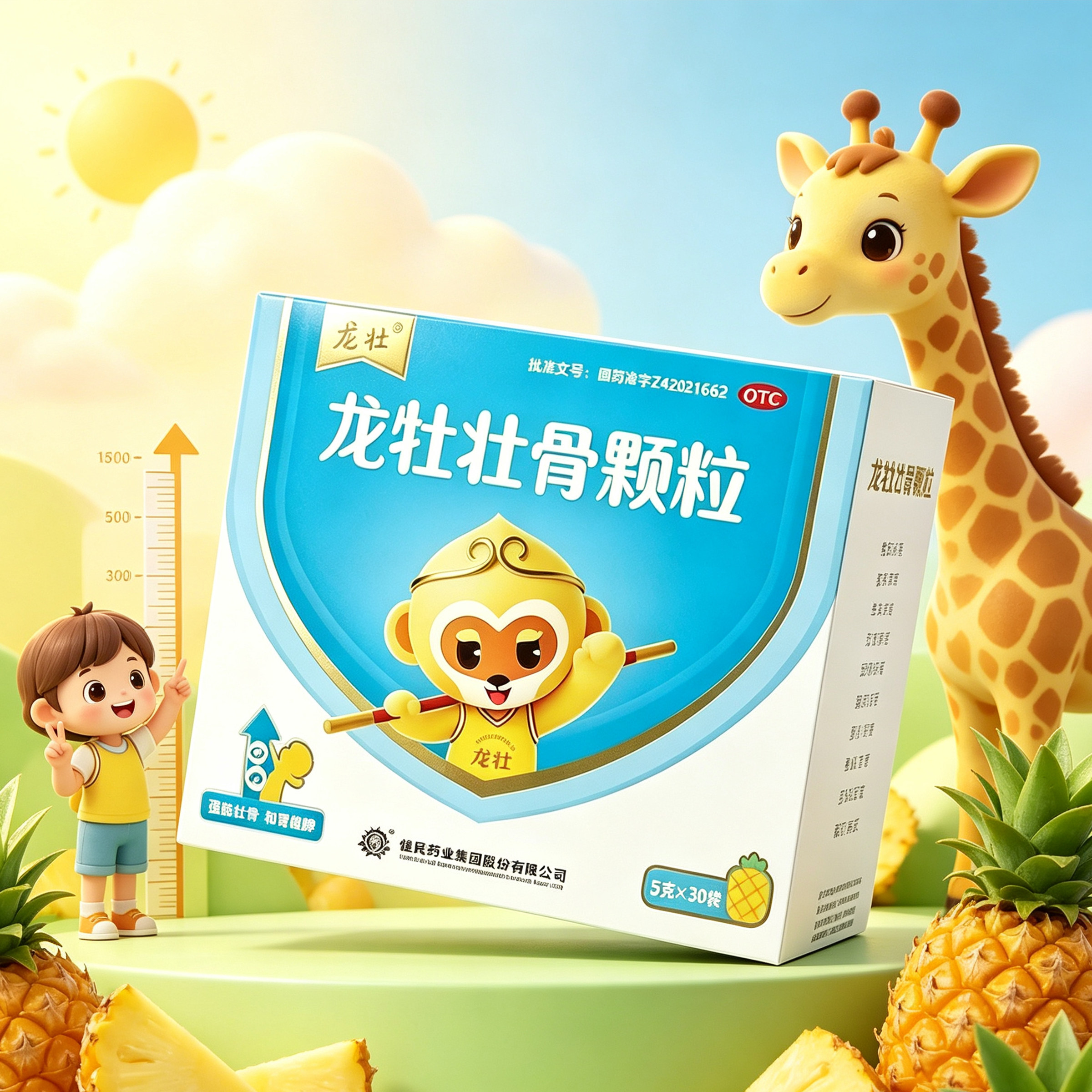 [龙牡]龙牡壮骨颗粒5g*30袋/盒