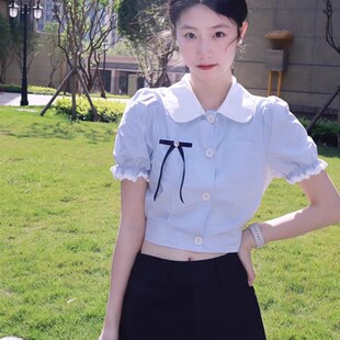小个子茶系一整套奶系穿搭夏天套装甜美学院风P夏装时尚搭配两件