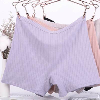 Women's Seamless Boyshort Panties Cotton Underwear P