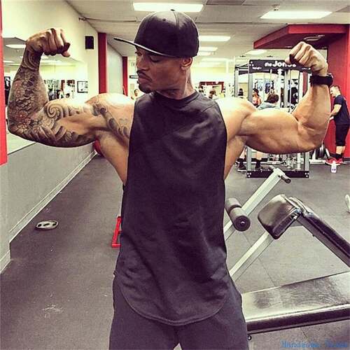 Men vest summer Man gym clothes Singlet男Crossfit背心tanktop