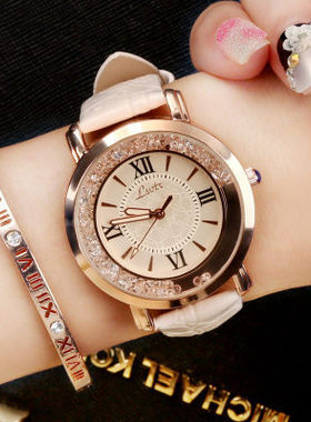 2018 women diamond wrist watch tops ladies quartz watches