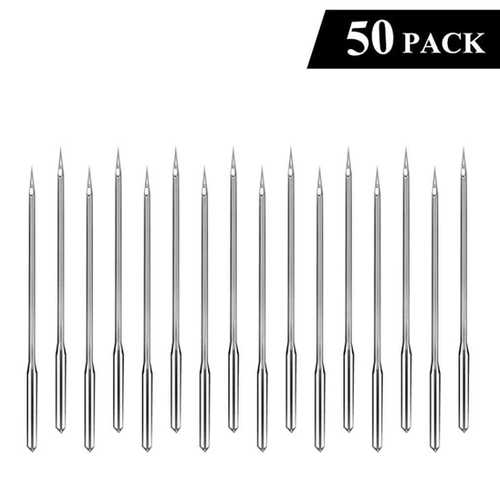 50PCS Singer Sewing Machine Needles Brother Organ Needle For