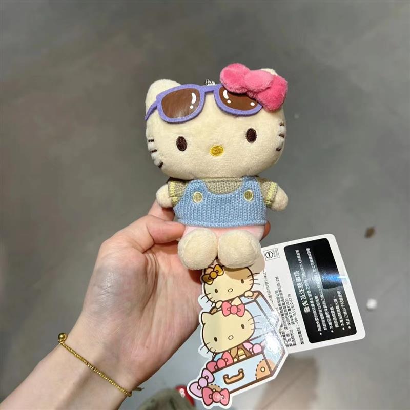 毛衣哈喽hellokitty挂件包包钥匙书包公仔kt猫玩偶可爱挂饰hallo