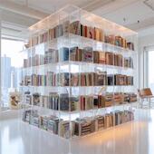 高透明亚克力展示架加工定制diy手工材料展示盒广告牌展示柜定制