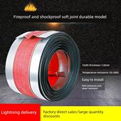 硅胶玻纤耐高温阻燃防震消音软接帆布伸缩防火通风口排烟软管接头